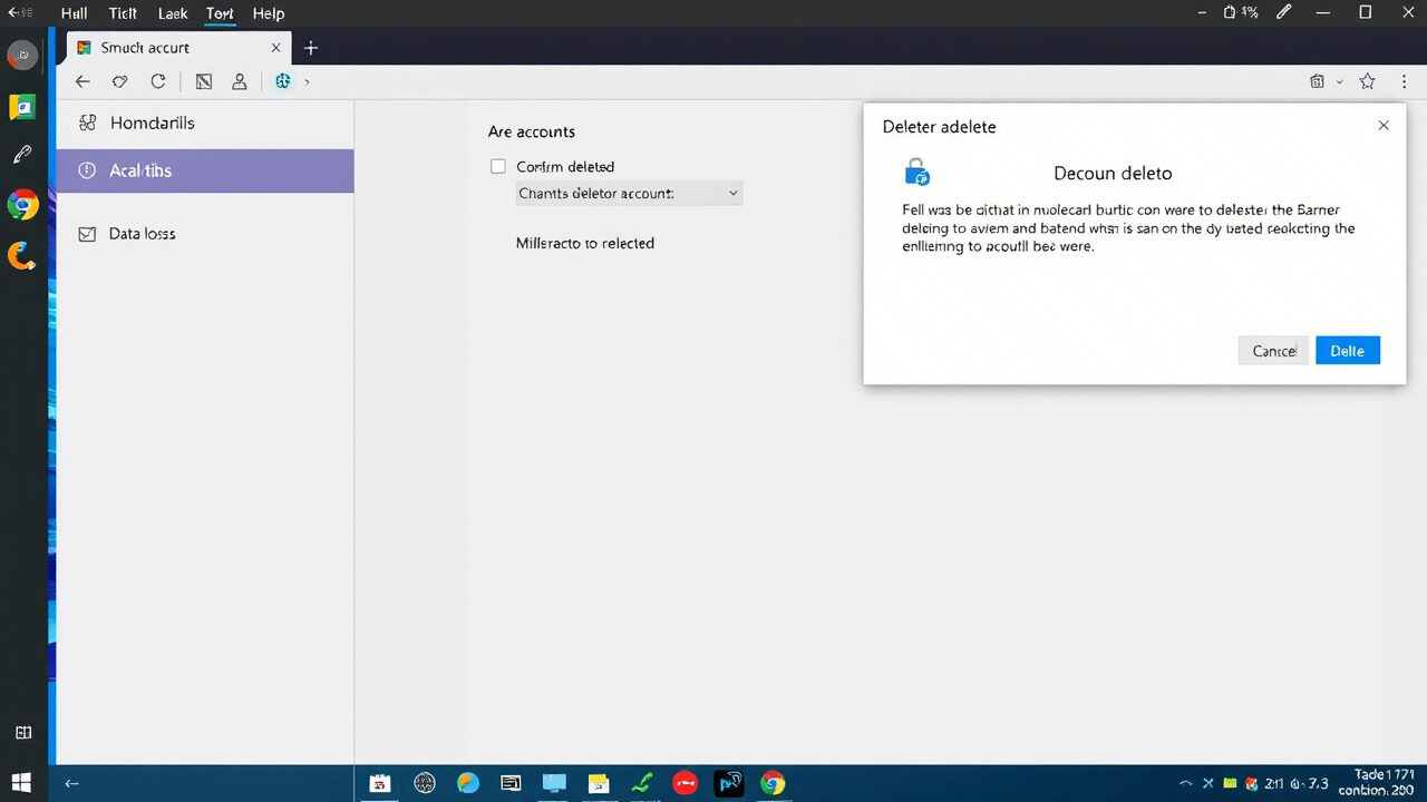 Resolve Account Deletion Issues