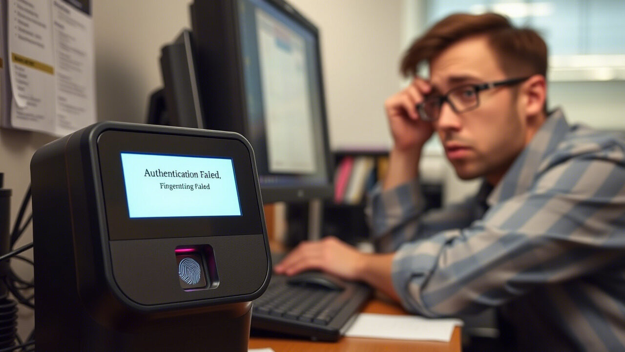 Resolve Biometric Authentication Failure