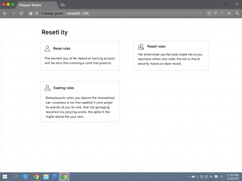 Fix Password Reset Policy Issues