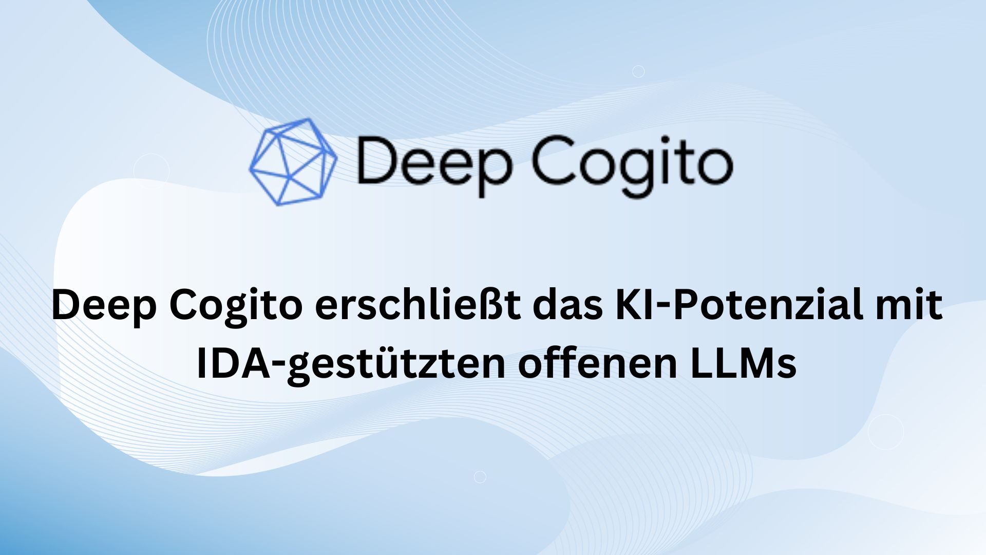 Deep Cogito