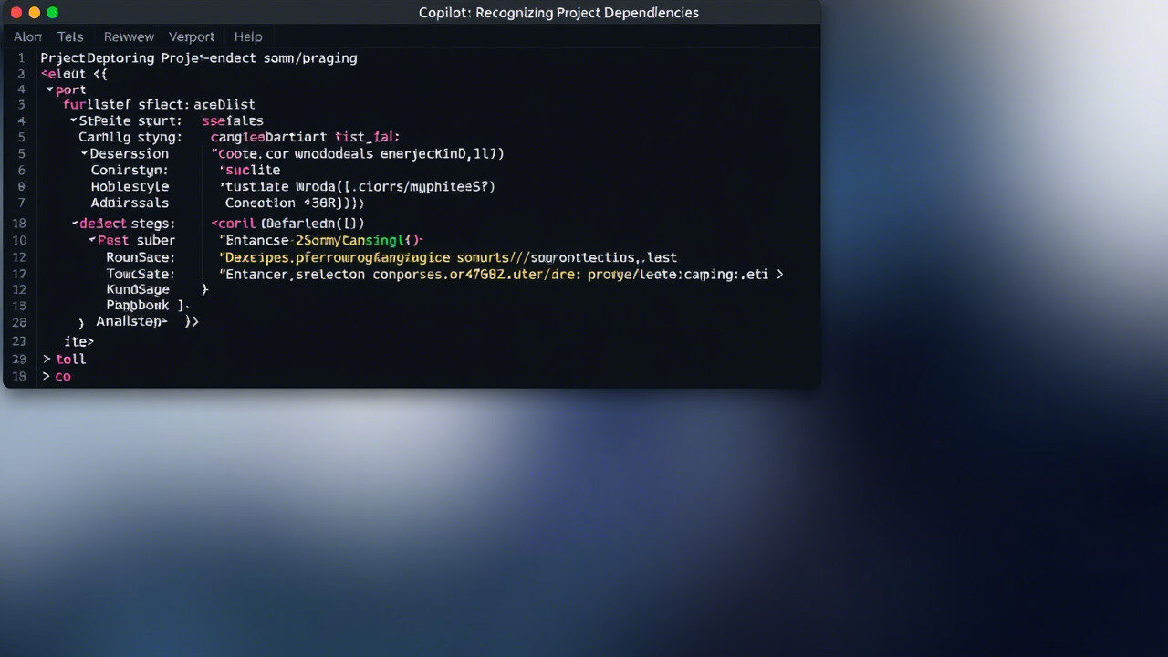 Copilot Not Recognizing Project Dependencies