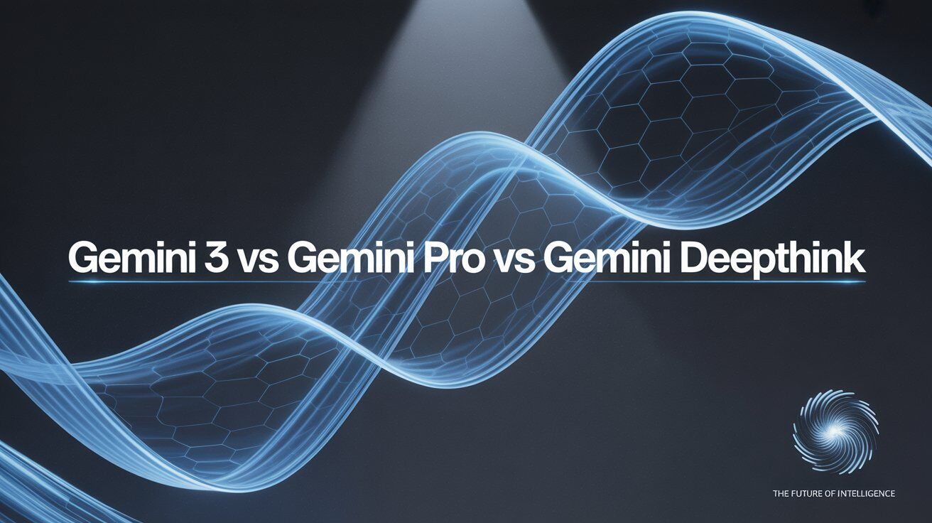 Gemini 3 vs Gemini Pro vs Gemini DeepThink