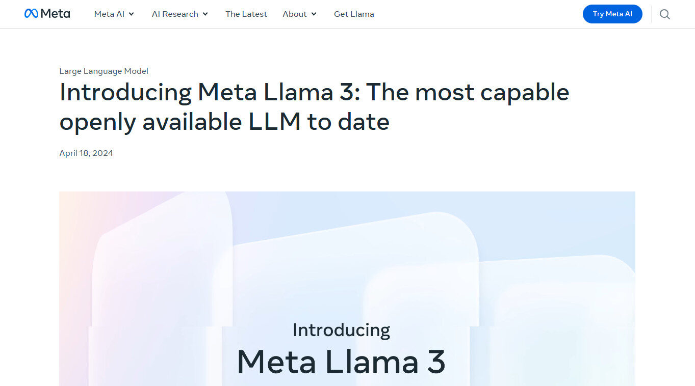 Meta’s Llama 3 Series