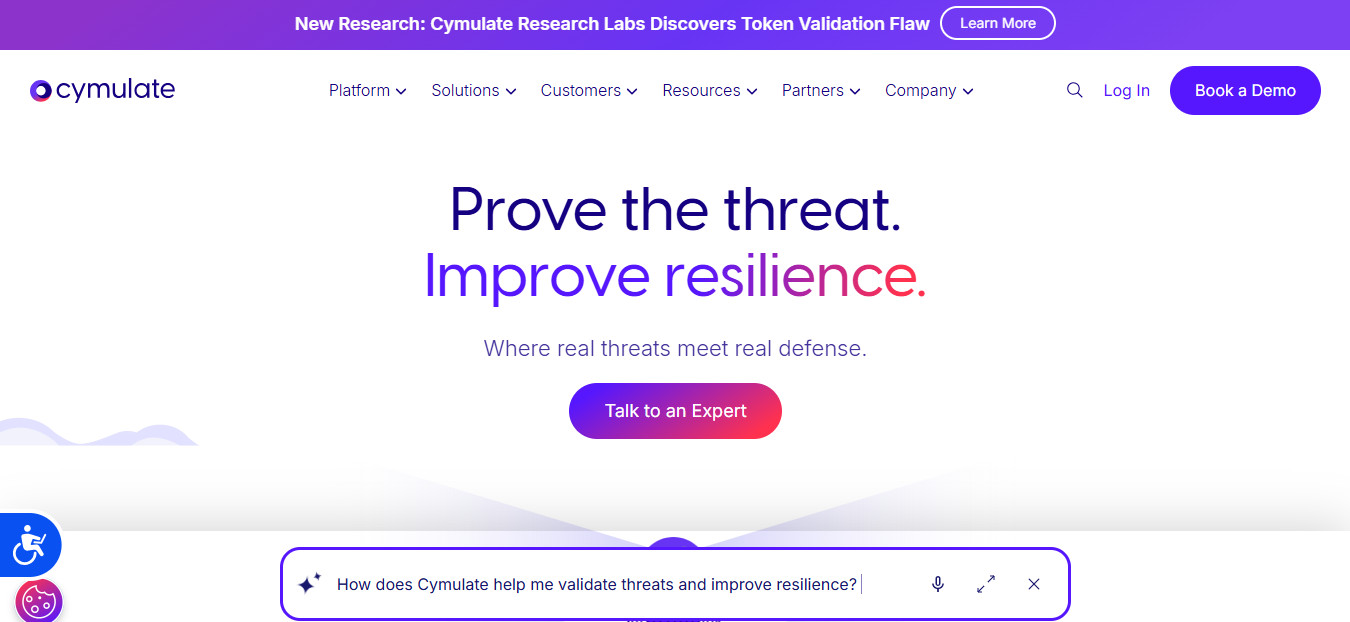 Cymulate's Exposure Management Platform